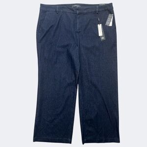 Liverpool Los Angeles‎ Pants Womens 22W Indigo Kelsey Wide Leg Trouser Denim